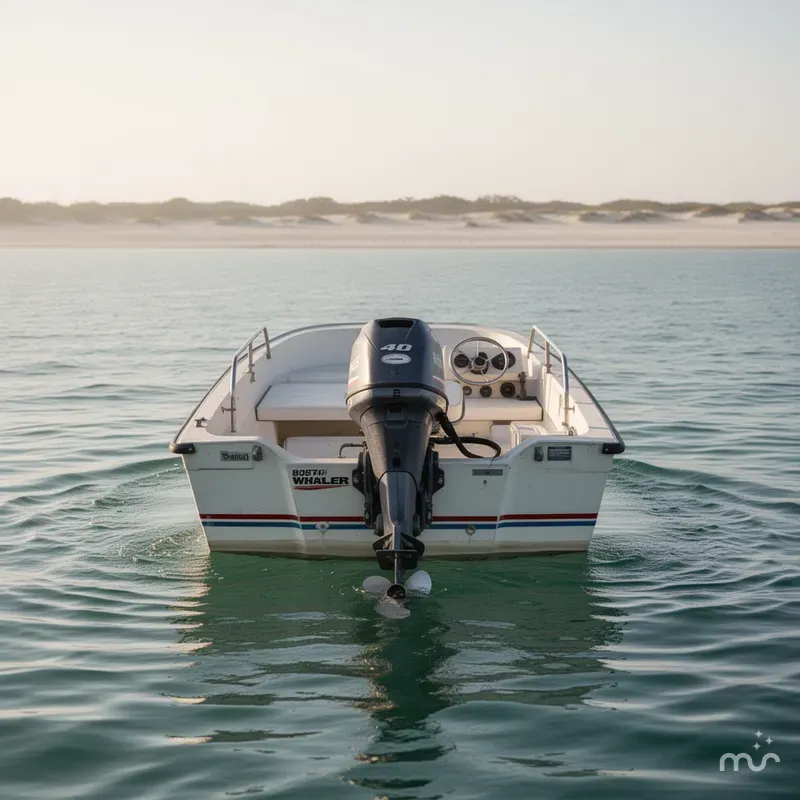 Slide: The Image of Boston Whaler Sport 15 1986 - 2