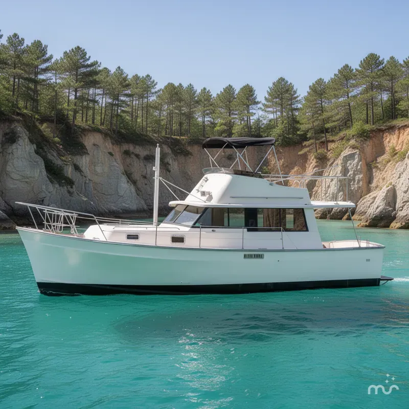 Slide: The Image of Mainship 34 Trawler 1979 - 2
