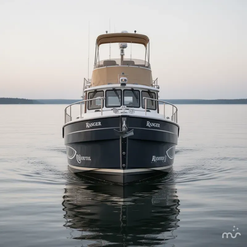 Slide: The Image of Ranger Tug R-31 CB 2021 - 2