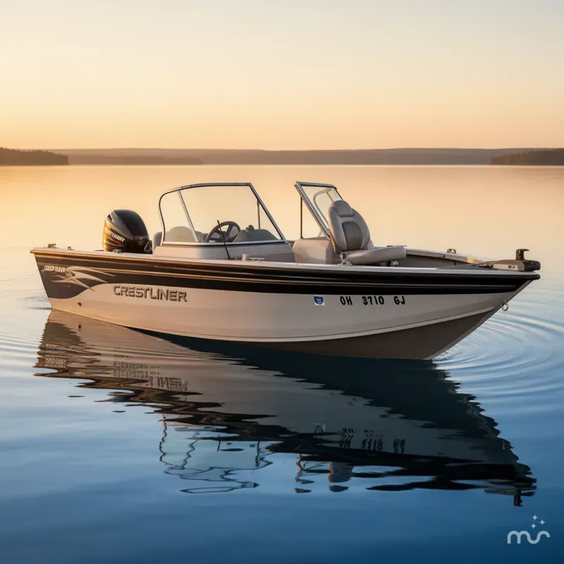 Slide: The Image of Crestliner Super Hawk 1800 2002 - 0