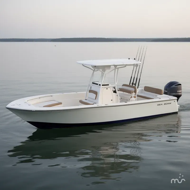 Slide: The Image of Sea Born LX24 Center Console 2025 - 1