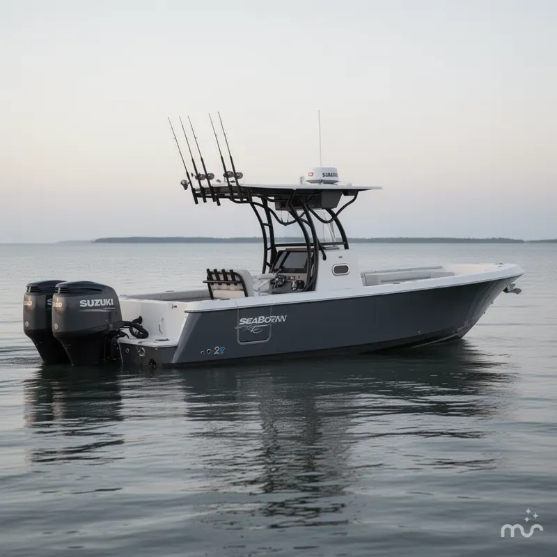 Slide: The Image of Sea Born LX26 Center Console 2025 - 0