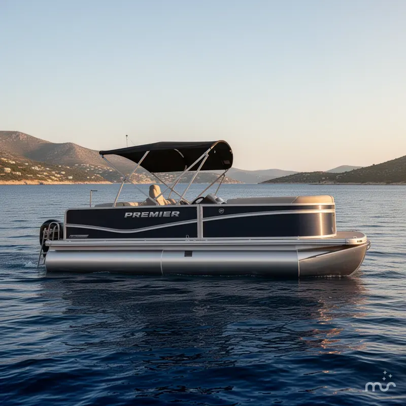 Slide: The Image of Premier 200 Sunscape RE XLC Tritoon 2026 - 2