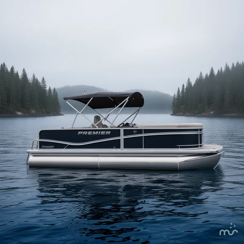 Slide: The Image of Premier 200 Sunscape RE XLC Tritoon 2026 - 2