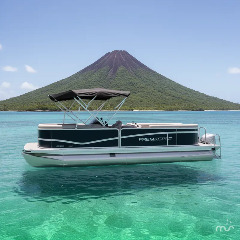 Slide: The Image of Premier 200 Sunscape RE XLC Tritoon 2026 - 2