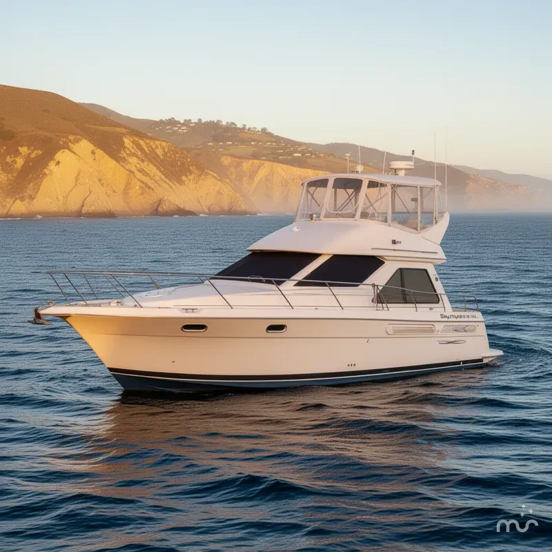 Slide: The Image of Bayliner 3788 Command Bridge Motoryacht 1996 - 2