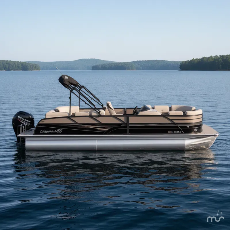 Slide: The Image of Misty Harbor Skye SR S-2385SE Pontoon 2018 - 0