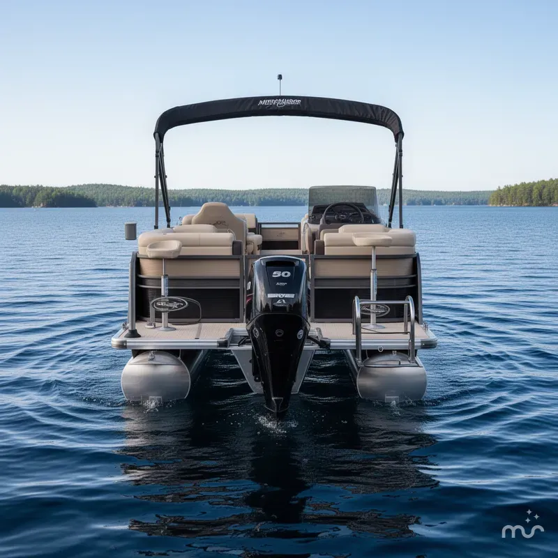 Slide: The Image of Misty Harbor Skye SR S-2385SE Pontoon 2018 - 1