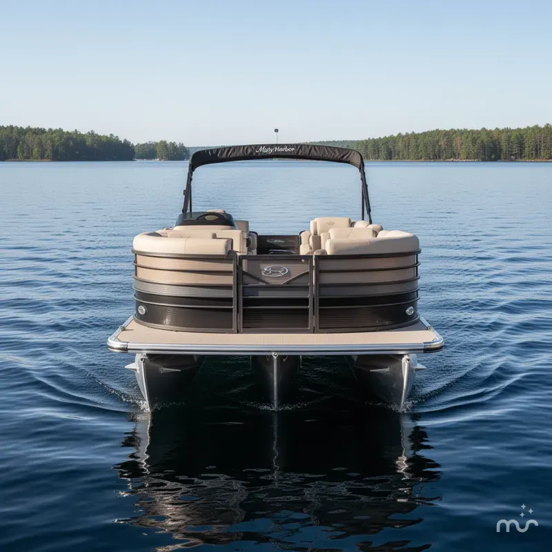 Slide: The Image of Misty Harbor Skye SR S-2385SE Pontoon 2018 - 2