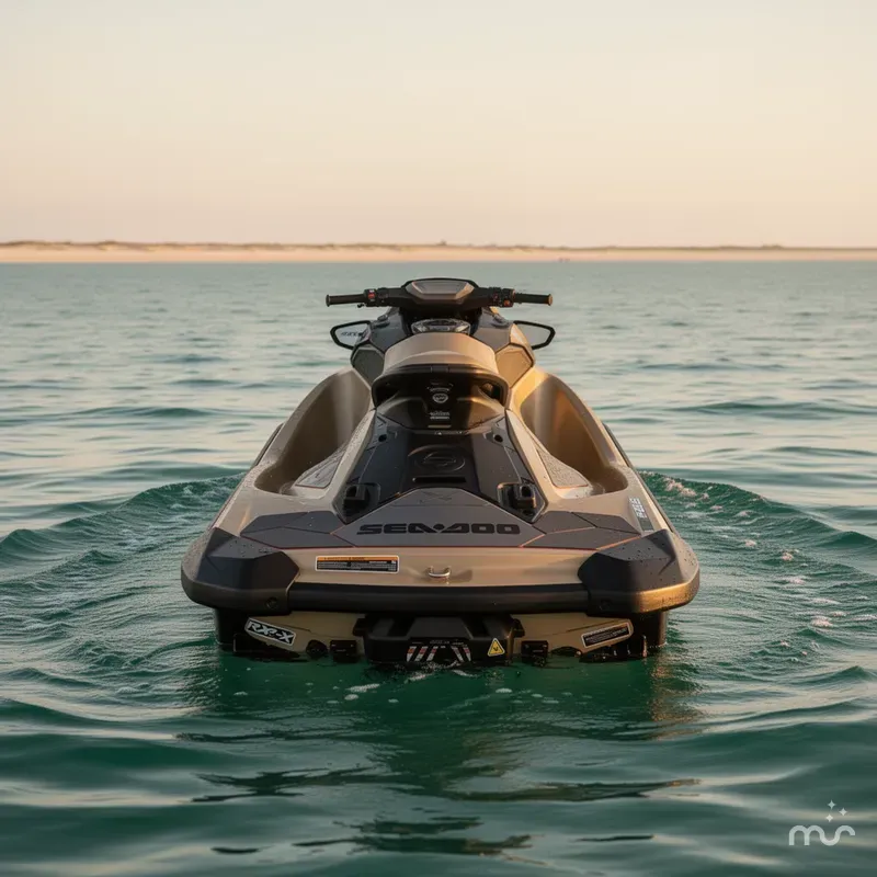 Slide: The Image of Sea-Doo RXP-X™ 325 Tech, BRP Premium A, iBR Metallic Tan 2025 - 3