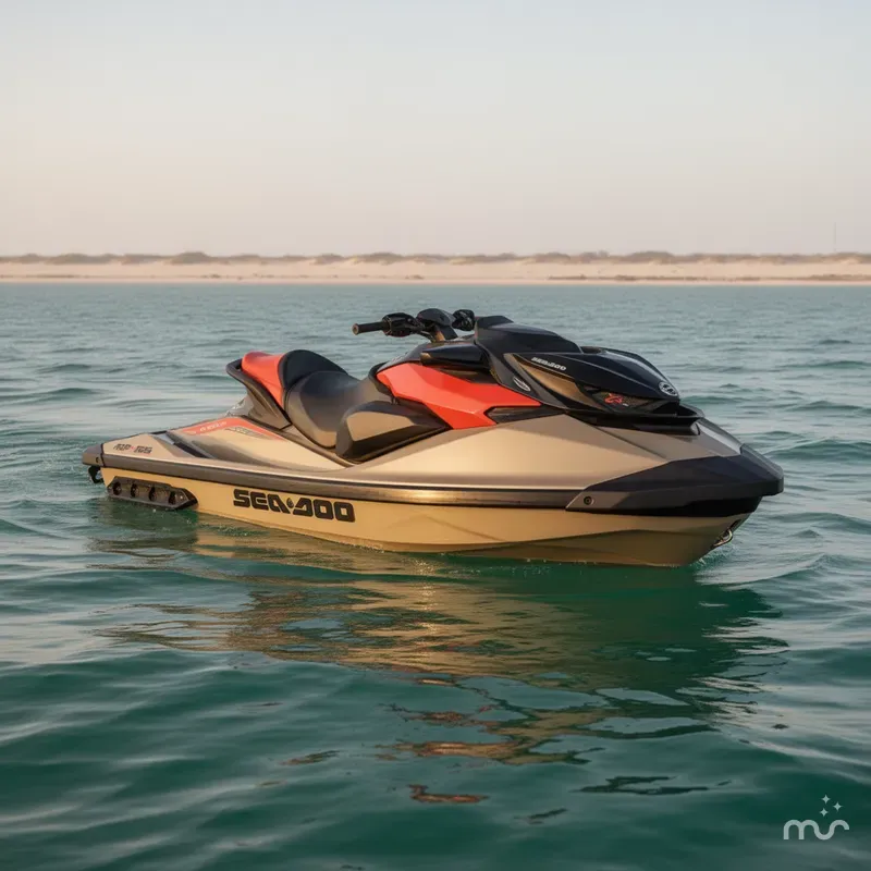 Slide: The Image of Sea-Doo RXP-X™ 325 Tech, BRP Premium A, iBR Metallic Tan 2025 - 0
