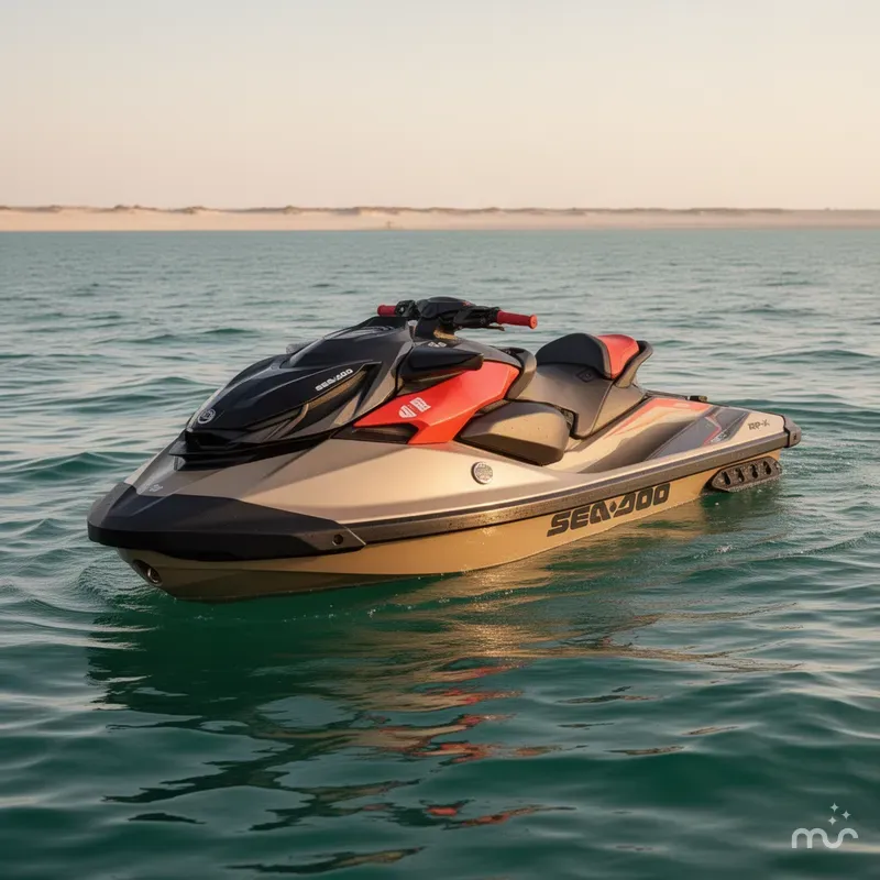 Slide: The Image of Sea-Doo RXP-X™ 325 Tech, BRP Premium A, iBR Metallic Tan 2025 - 4