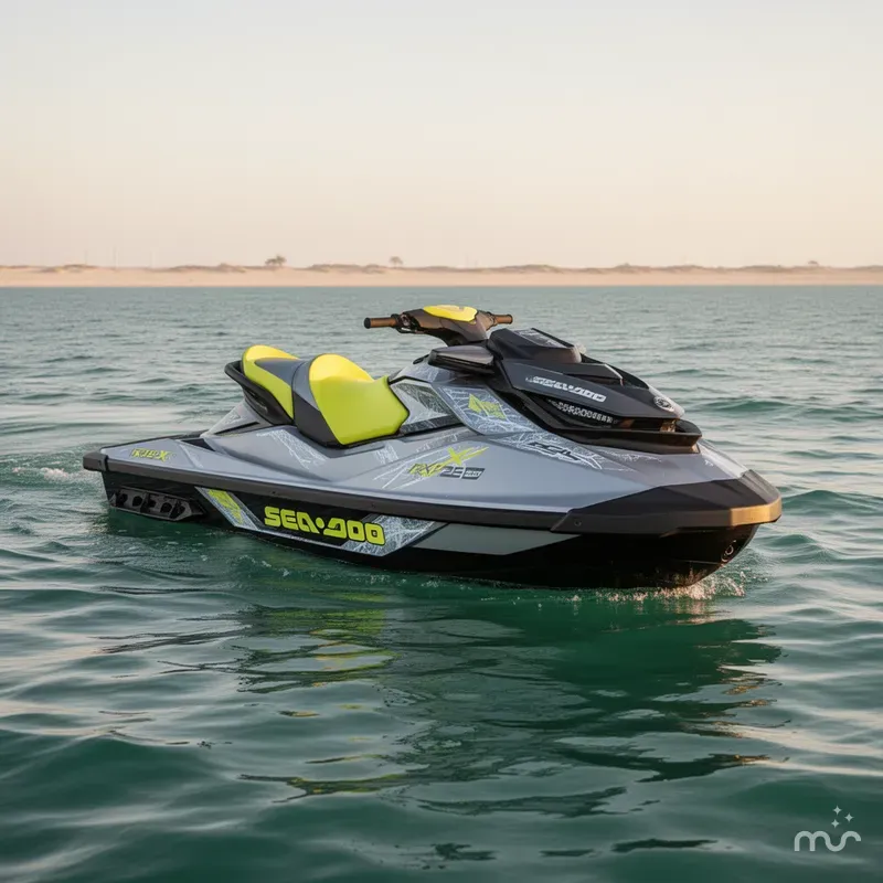 Slide: The Image of Sea-Doo RXP-X™ 325 Tech, BRP Premium A, Ibr Ice Metal / 2025 - 0