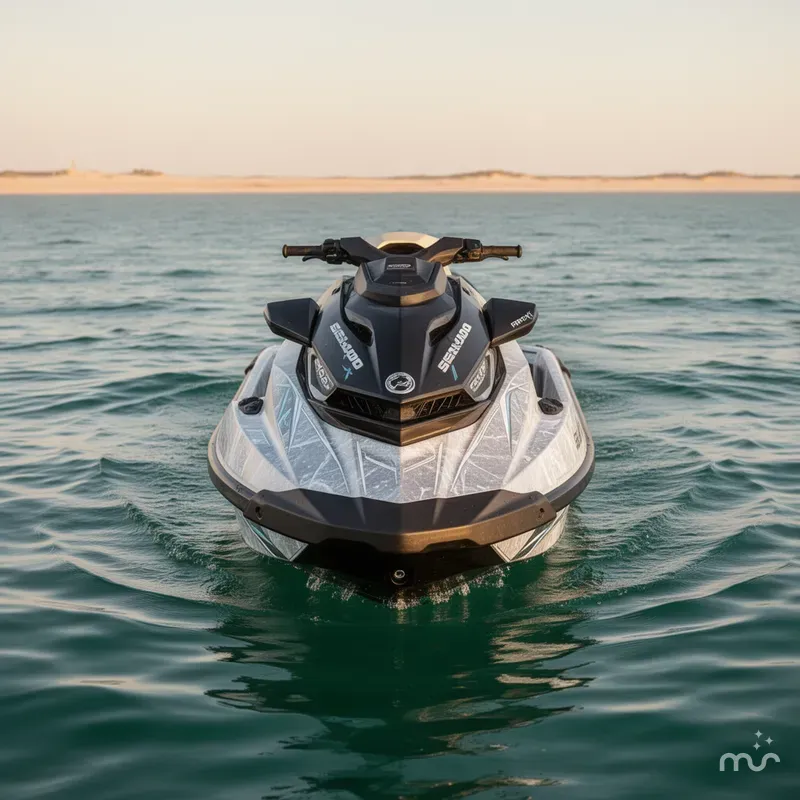 Slide: The Image of Sea-Doo RXP-X™ 325 Tech, BRP Premium A, Ibr Ice Metal / 2025 - 1
