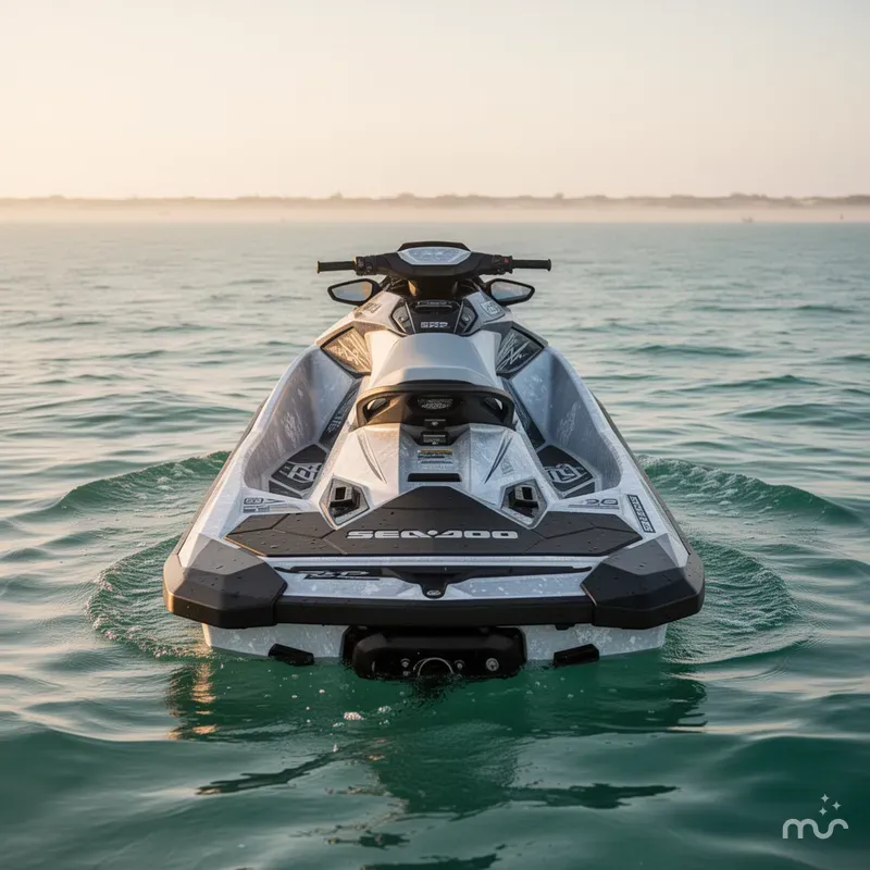Slide: The Image of Sea-Doo RXP-X™ 325 Tech, BRP Premium A, Ibr Ice Metal / 2025 - 3