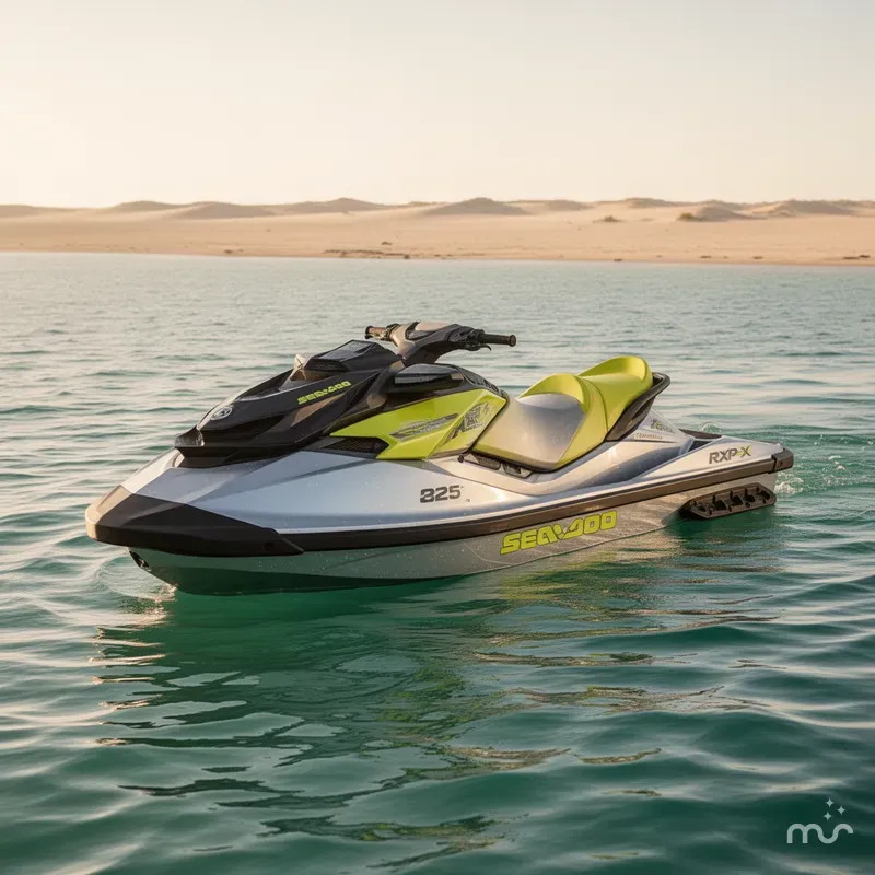 Slide: The Image of Sea-Doo RXP-X™ 325 Tech, BRP Premium A, Ibr Ice Metal / 2025 - 4