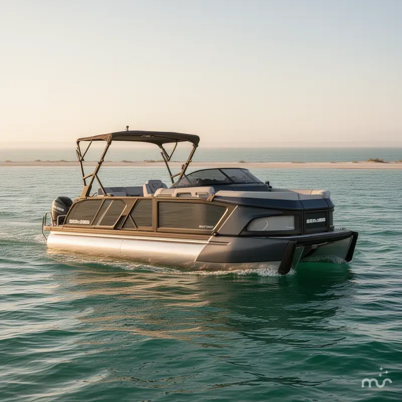 Slide: The Image of Sea-Doo Switch™ Cruise Limited 21 - 230 Hp Galvanized 2025 - 0