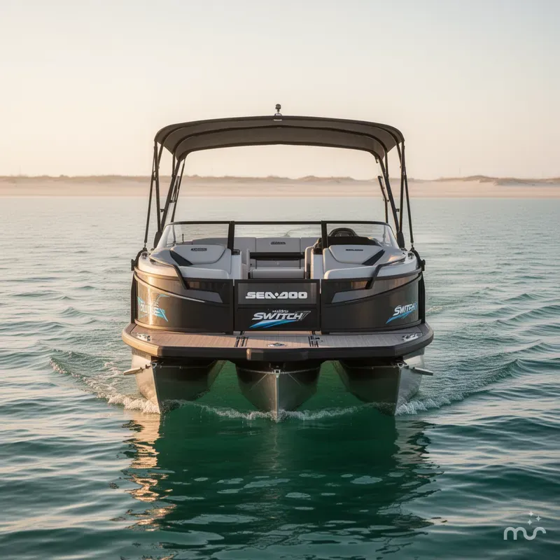 Slide: The Image of Sea-Doo Switch™ Cruise Limited 21 - 230 Hp Galvanized 2025 - 3