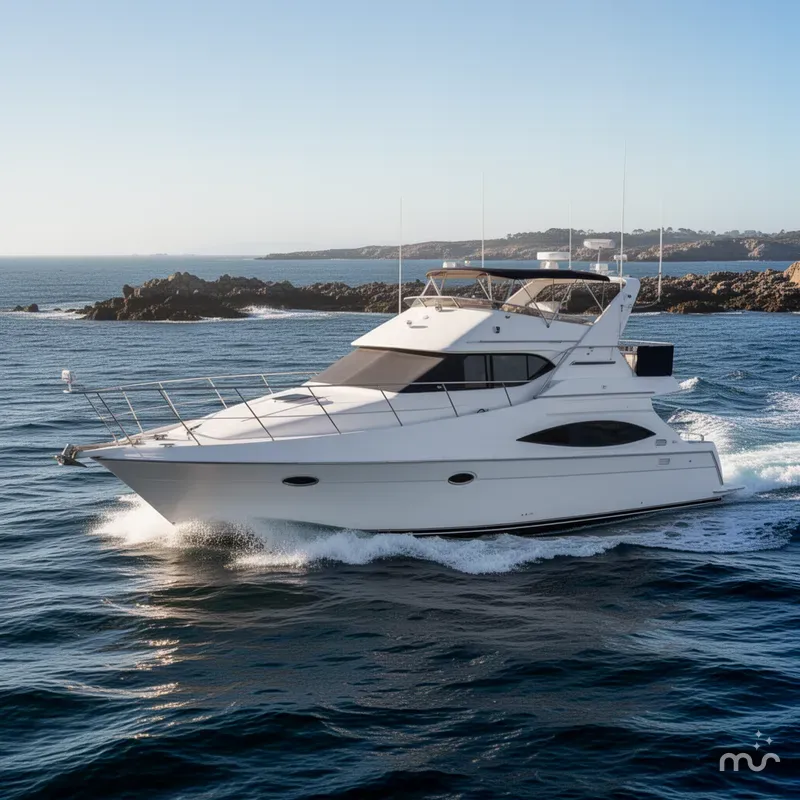 Slide: The Image of Carver Yachts 350 Mariner 1997 - 4