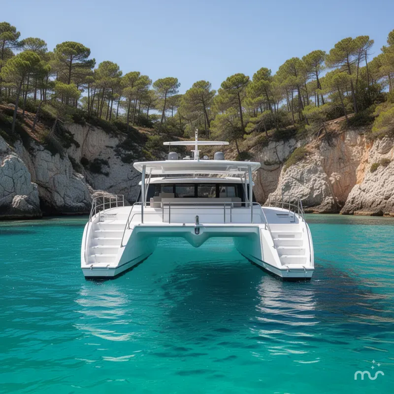 Slide: The Image of Invincible 40 Catamaran 2022 - 3