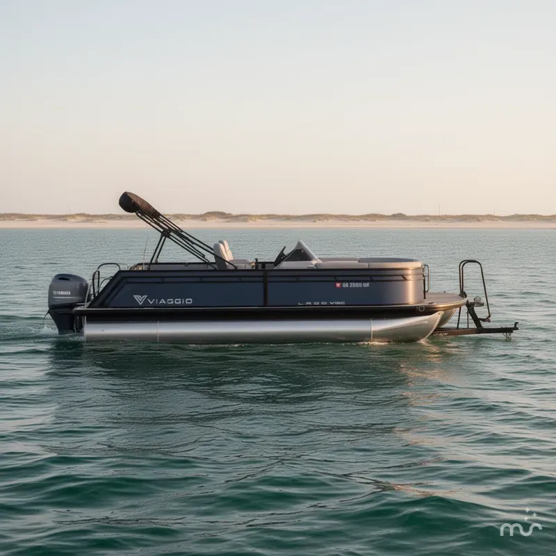 Slide: The Image of Viaggio Lago V18C Bi-Toon w/Yamaha 70HP - 4 Stroke Engine and Trailer 2025 - 0