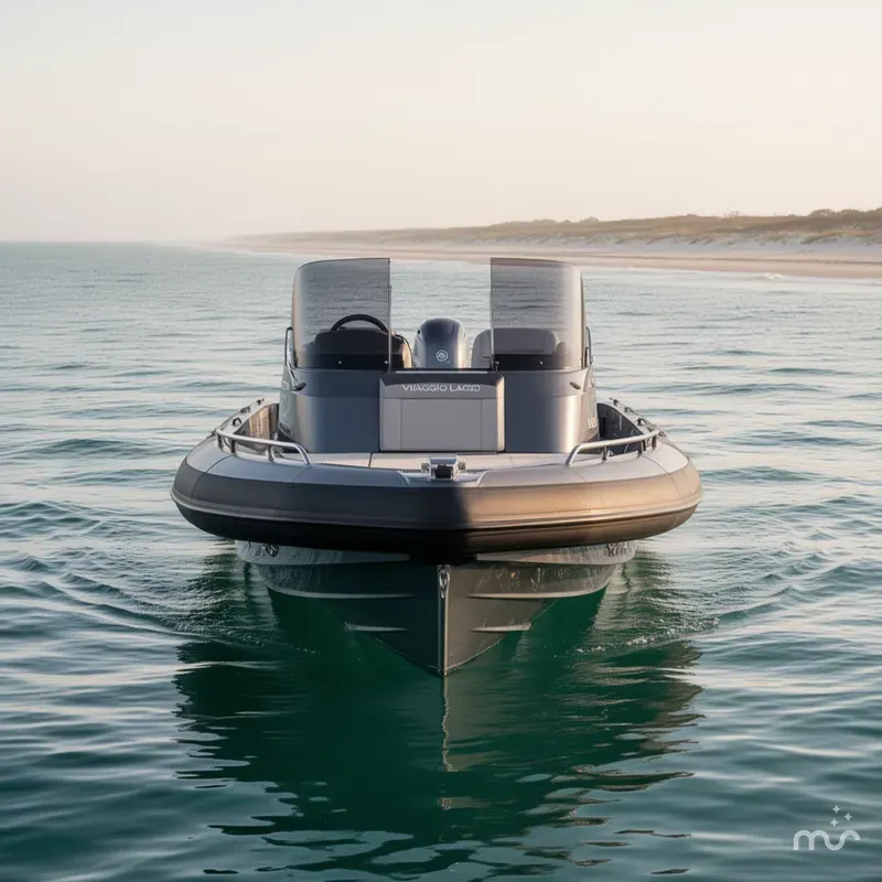 Slide: The Image of Viaggio Lago V18C Bi-Toon w/Yamaha 70HP - 4 Stroke Engine and Trailer 2025 - 1