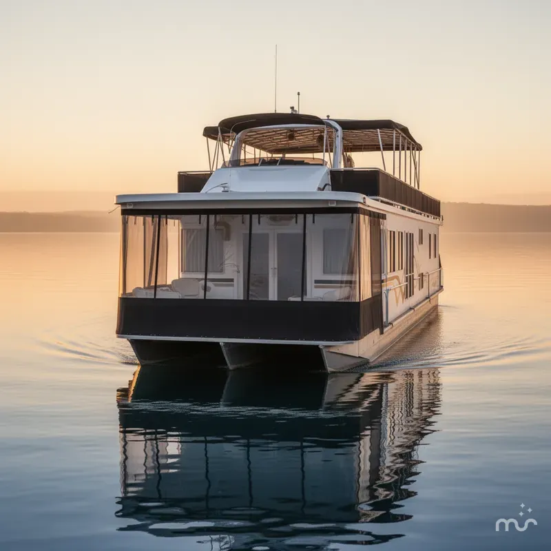 Slide: The Image of Funtime 17.5 x 78 Houseboat 2007 - 1