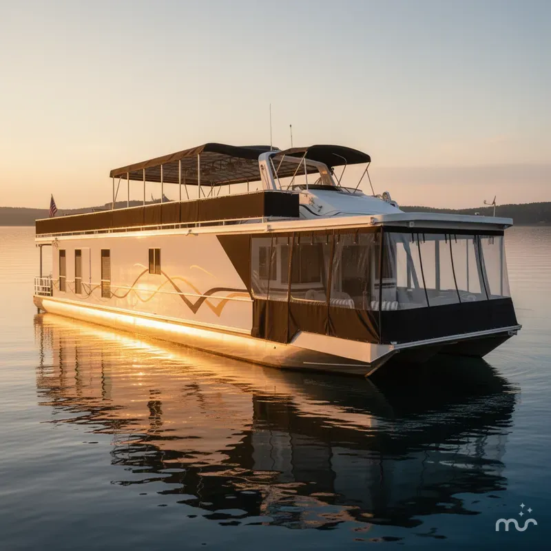 Slide: The Image of Funtime 17.5 x 78 Houseboat 2007 - 2