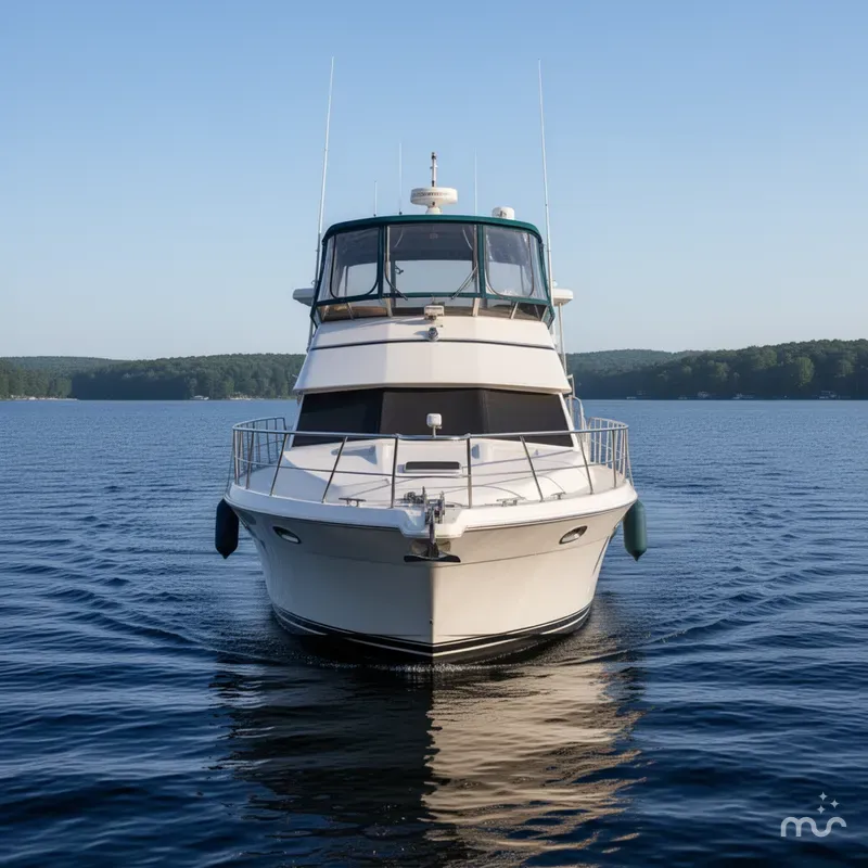 Slide: The Image of Carver Yachts 355 Aft Cabin Motor Yacht 1996 - 2