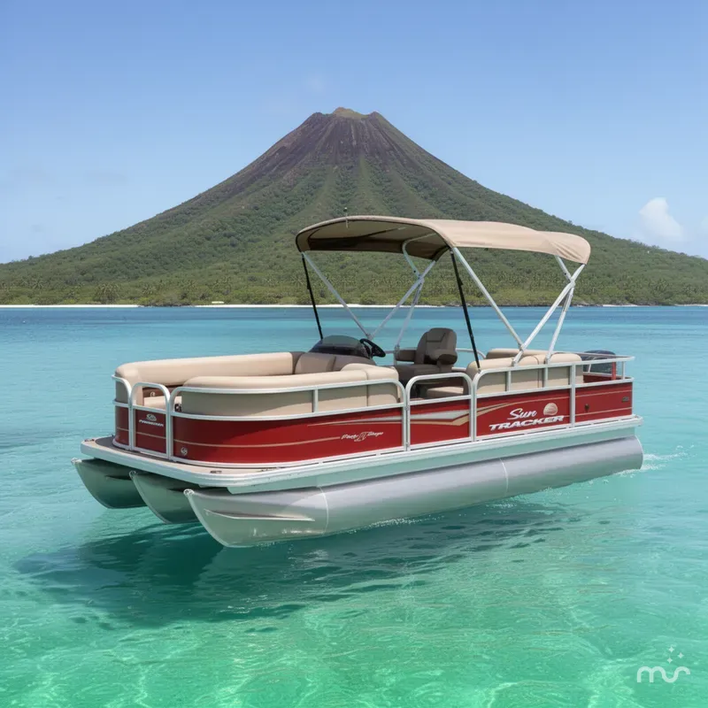 The Image of Sun Tracker Party Barge 18 DLX 2025 - 0