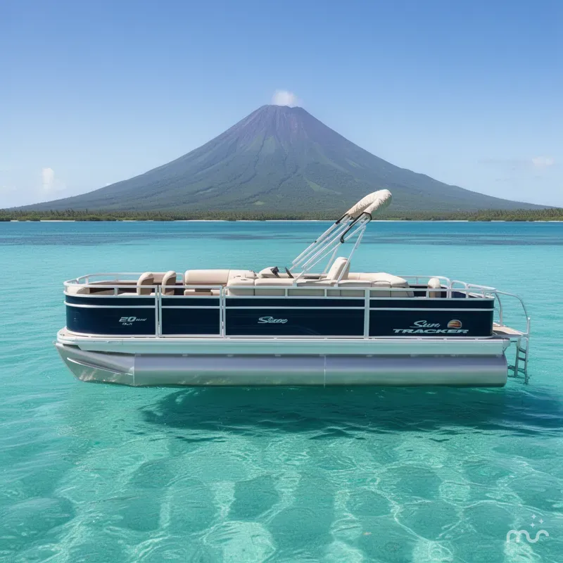 Slide: The Image of Sun Tracker Fishin' Barge 20 DLX 2025 - 2