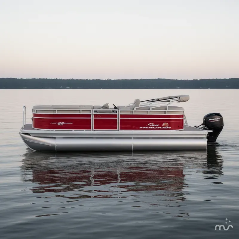 Slide: The Image of Sun Tracker Party Barge 20 DLX 2025 - 0