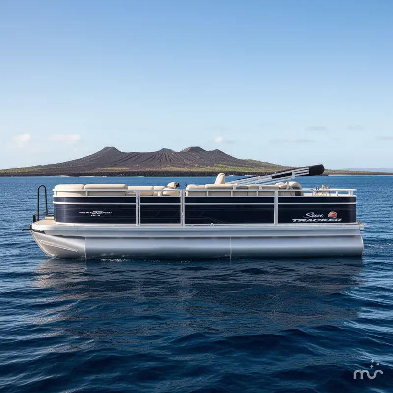 Slide: The Image of Sun Tracker SportFish 22 DLX 2025 - 2