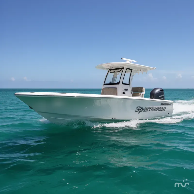 Slide: The Image of Sportsman Masters 247 Bay Boat 2025 - 1