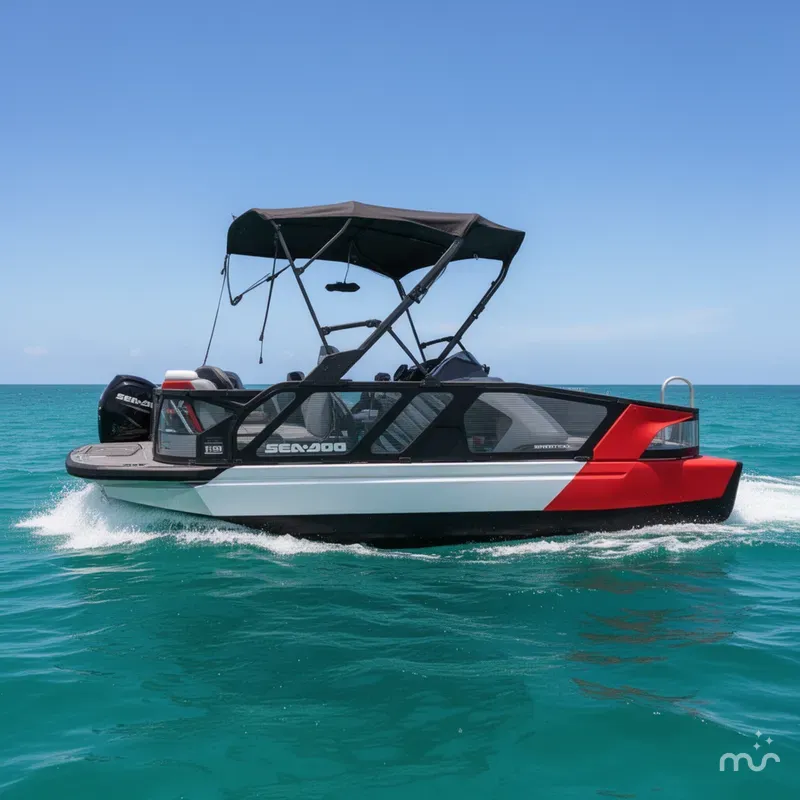 Slide: The Image of Sea-Doo Switch® Sport 18 - 230 hp Galvanized 2024 - 0