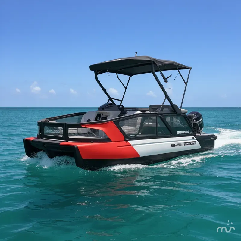 Slide: The Image of Sea-Doo Switch® Sport 18 - 230 hp Galvanized 2024 - 1