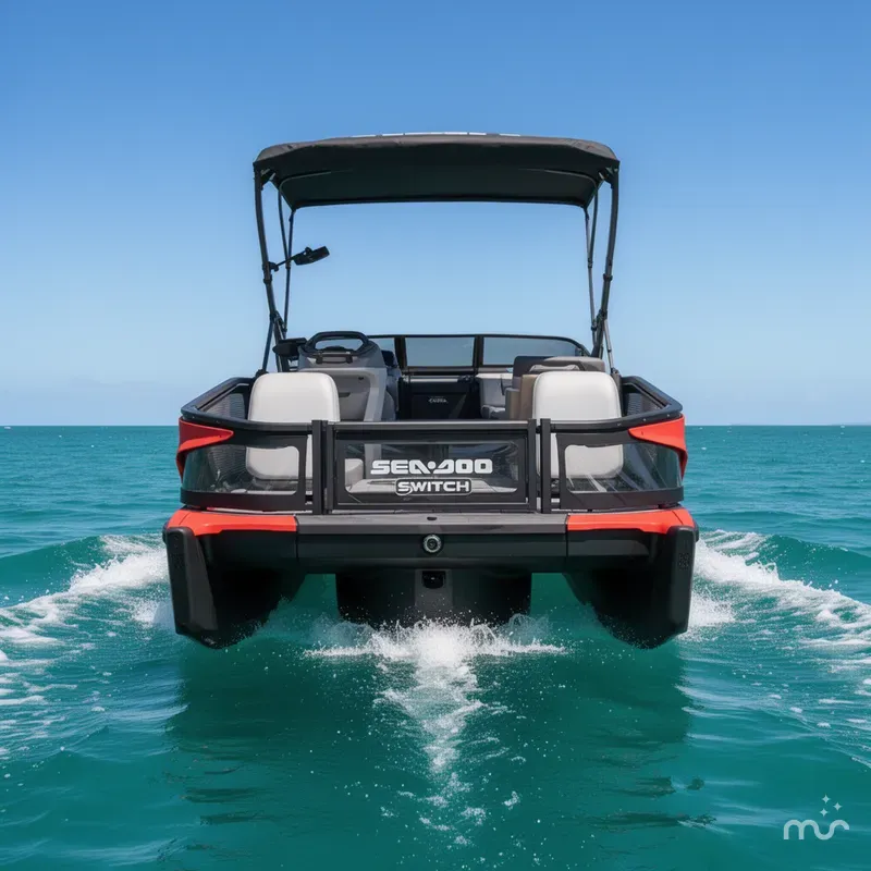 Slide: The Image of Sea-Doo Switch® Sport 18 - 230 hp Galvanized 2024 - 2