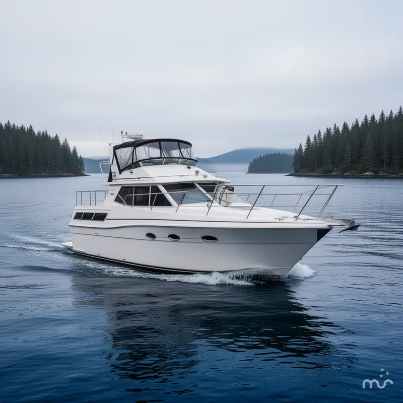 Slide: The Image of Carver Yachts 350 Mariner 2000 - 2