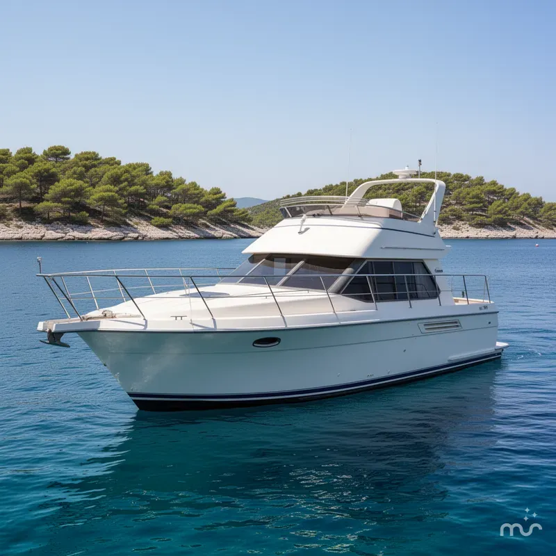 Slide: The Image of Carver Yachts 350 Aft Cabin Motor Yacht 1994 - 2