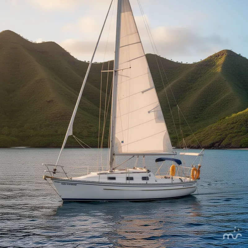 Slide: The Image of Catalina Capri 26 Wing Keel 1990 - 0