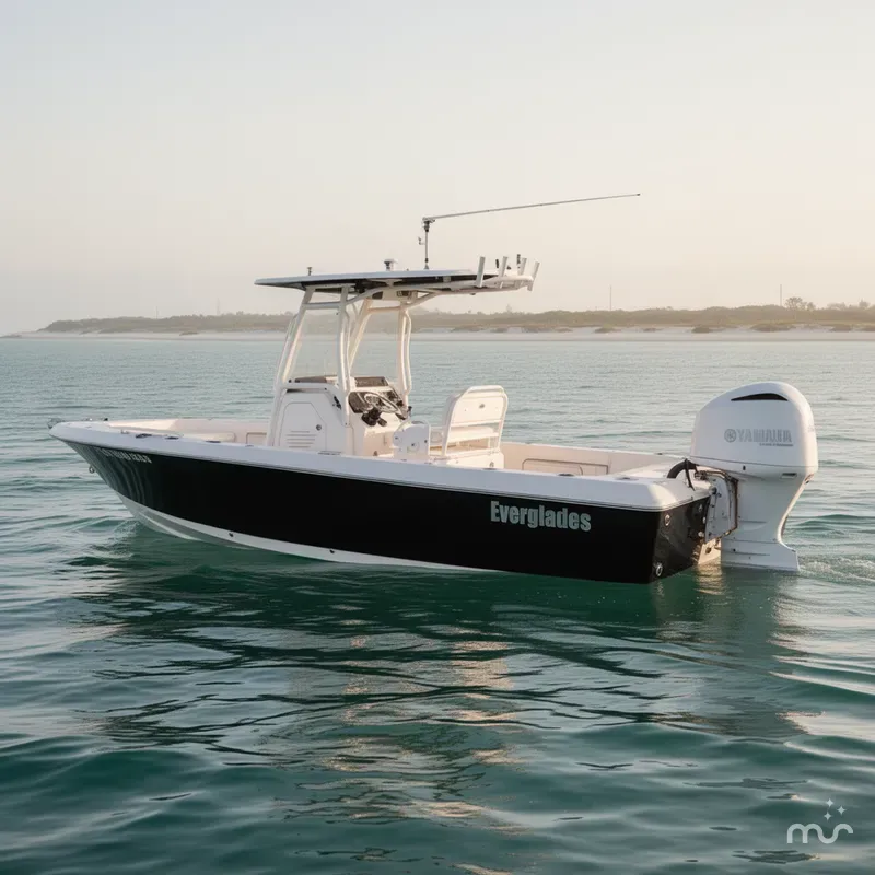 Slide: The Image of Everglades 243 Center Console w/ Yamaha 300 ONLY 310 HOURS 2014 - 2