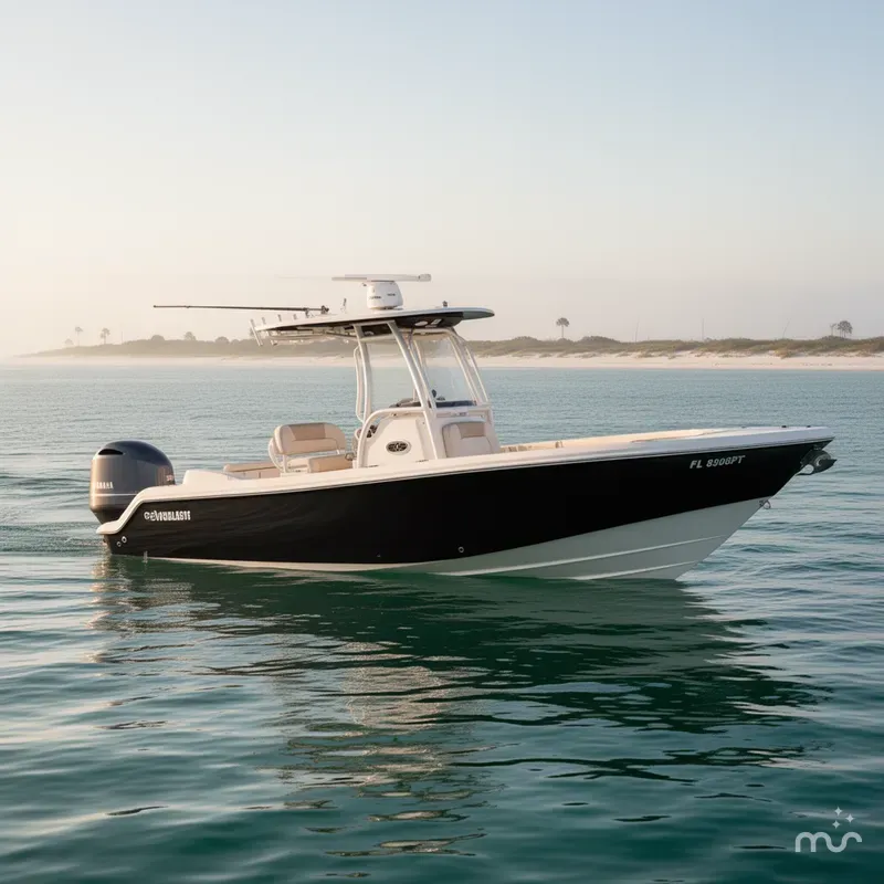 Slide: The Image of Everglades 243 Center Console w/ Yamaha 300 ONLY 310 HOURS 2014 - 3