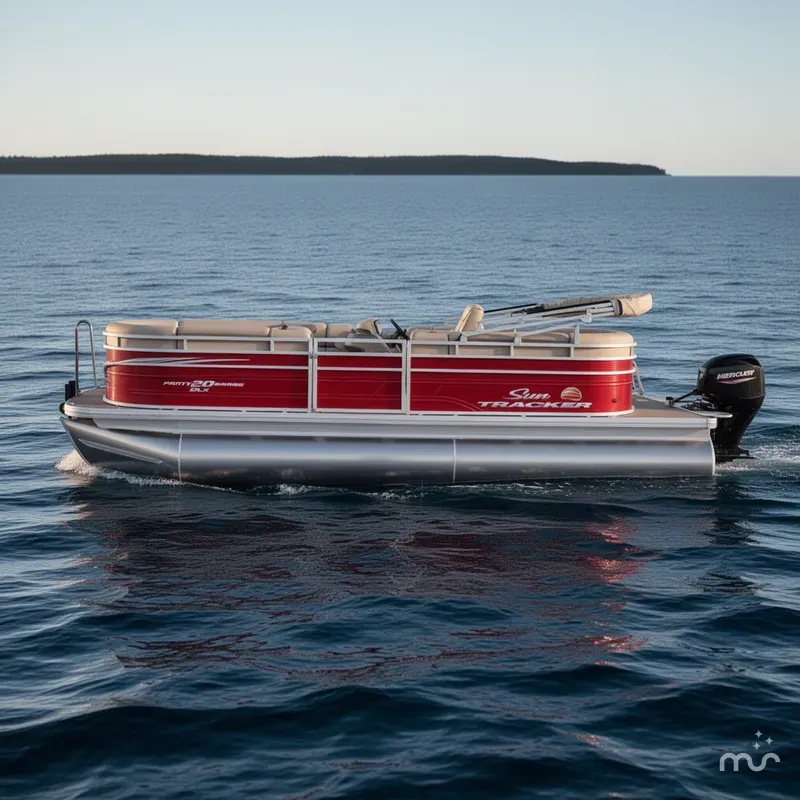 Slide: The Image of Sun Tracker Party Barge 20 DLX 2025 - 2