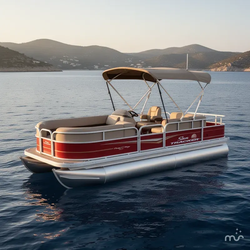 The Image of Sun Tracker Party Barge 18 DLX 2025 - 0