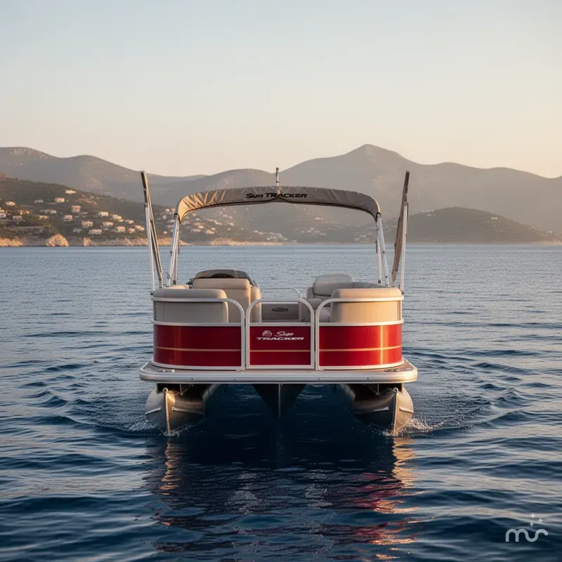 Slide: The Image of Sun Tracker Party Barge 18 DLX 2025 - 3