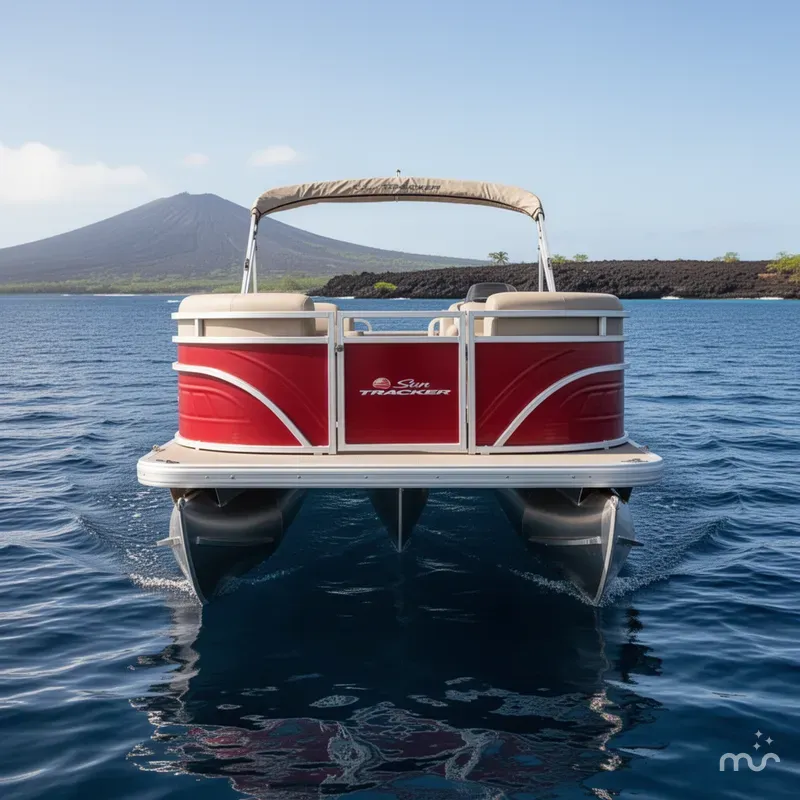 Slide: The Image of Sun Tracker Party Barge 20 DLX 2025 - 1