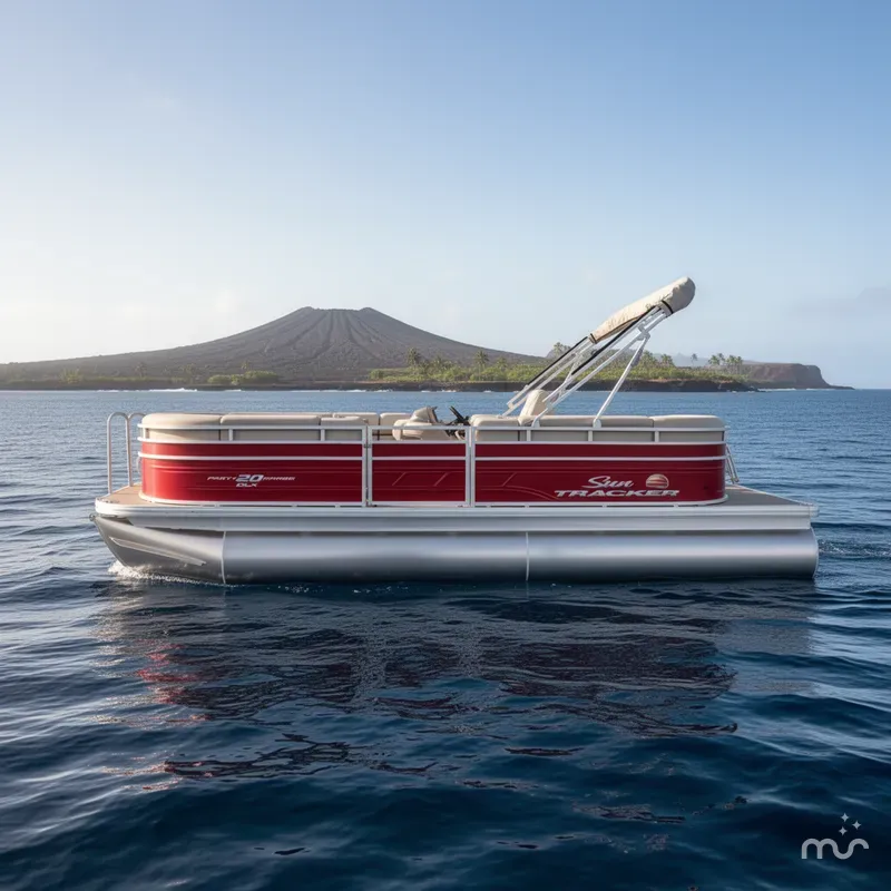 Slide: The Image of Sun Tracker Party Barge 20 DLX 2025 - 2