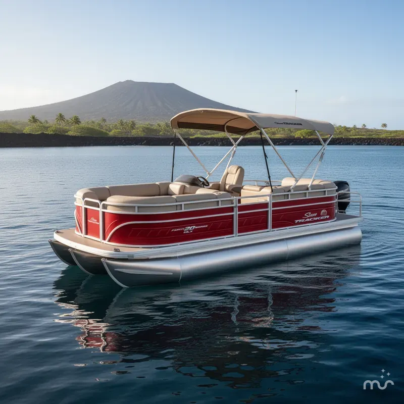 Slide: The Image of Sun Tracker Party Barge 20 DLX 2025 - 4