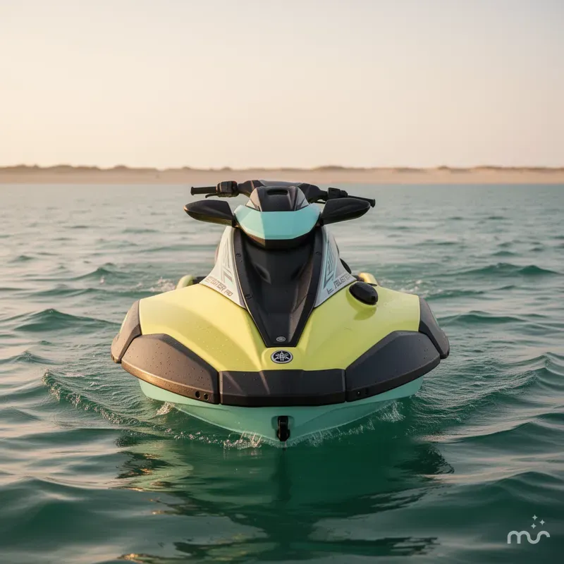Slide: The Image of Yamaha JETBLASTER PRO 3-LUNAR YELLOW/MINT 2025 - 1