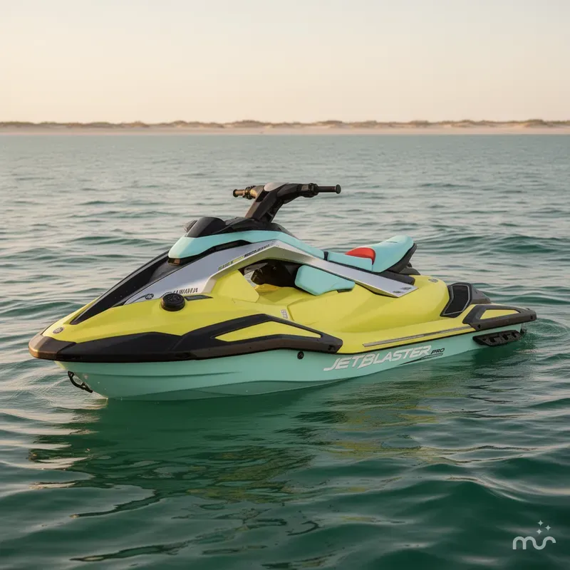 Slide: The Image of Yamaha JETBLASTER PRO 2-LUNAR YELLOW/MINT 2025 - 3